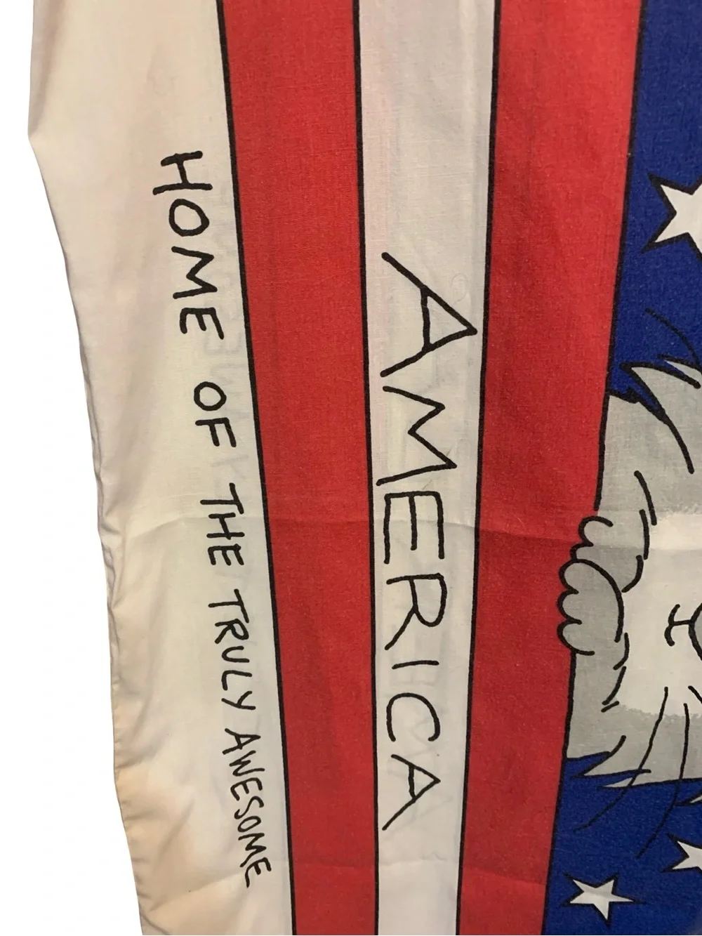 Vintage Sandra Boynton America Home Of The Truly Awesome Standard Pillowcase